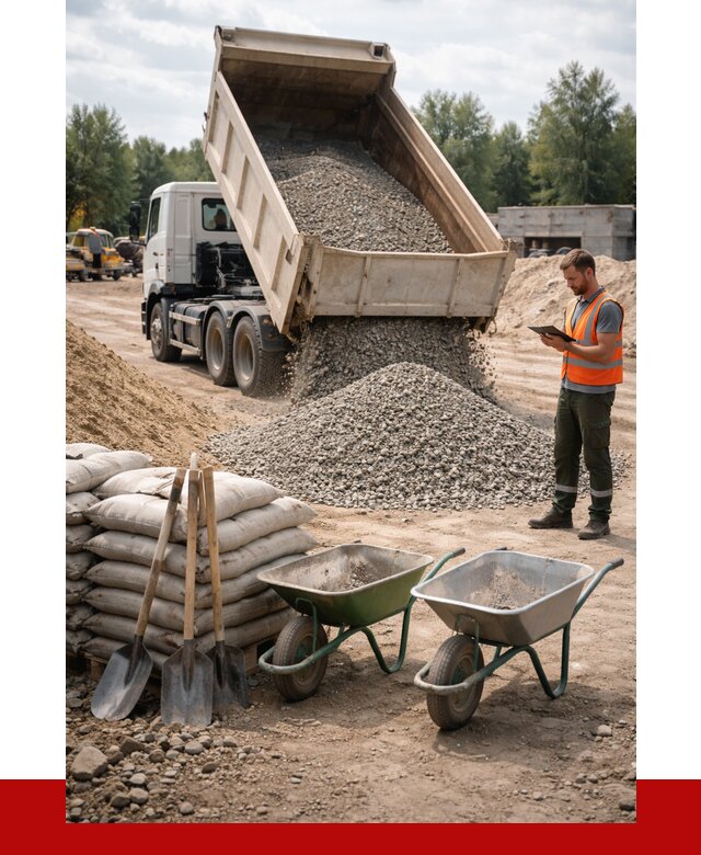 Доставка нерудных материалов в Геленджике от 1247 руб. | ПРОНЕРУДГлн