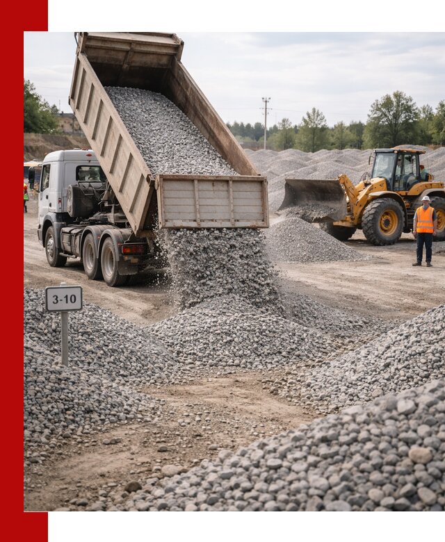 Гранитный щебень фракции 3–10: доставка и продажа в Геленджике