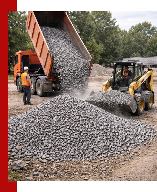 Купить гранитный щебень фракции 5–10 в Геленджике с доставкой
