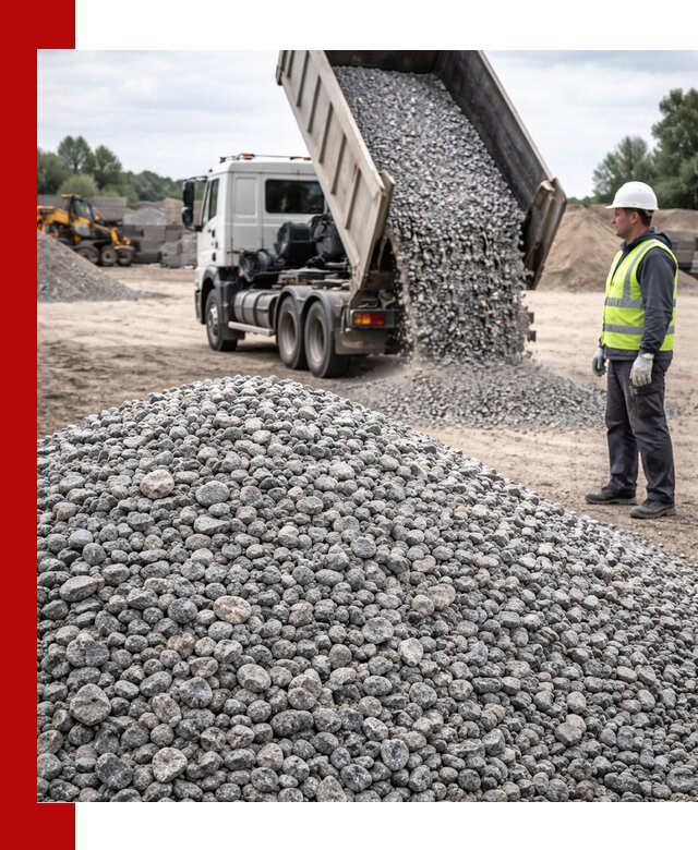 Доставка и продажа гранитного щебня фракции 5-20 в Геленджике