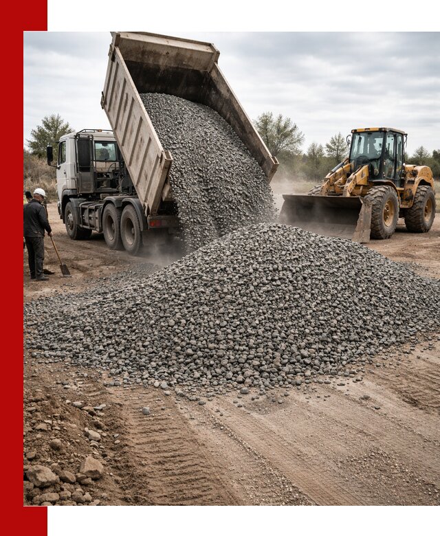 Гранитный щебень фракция 10-20 с доставкой в Геленджике