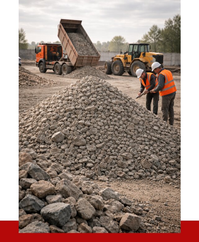 Гранитный щебень фракция 40-70 в Геленджике от 2599 руб ПРОНЕРУДГлн