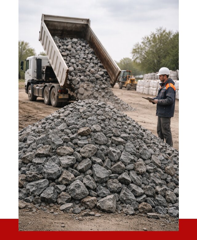 Гранитный щебень фракция 100-200 в Геленджике от 4365 р. ПРОНЕРУДГлн