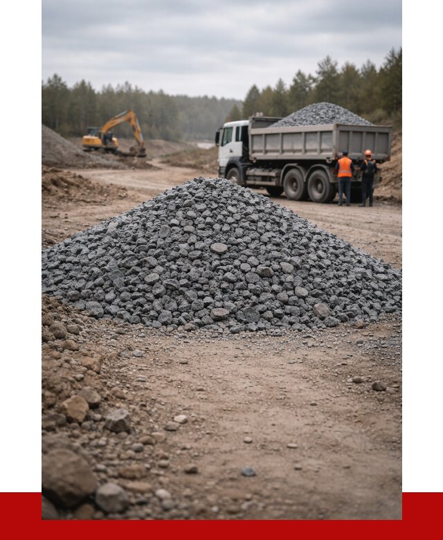 Щебень габбро диабаз фракция 40-70 в Геленджике от 2287 р-ПРОНЕРУДГлн