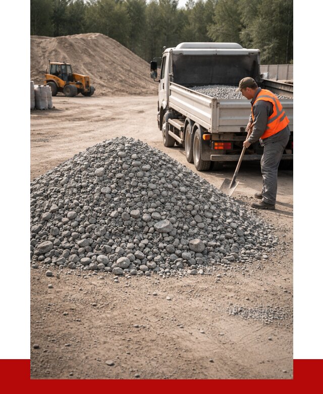 Гравийный щебень фракция 5-10 в Геленджике от 2287 р. | ПРОНЕРУДГлн