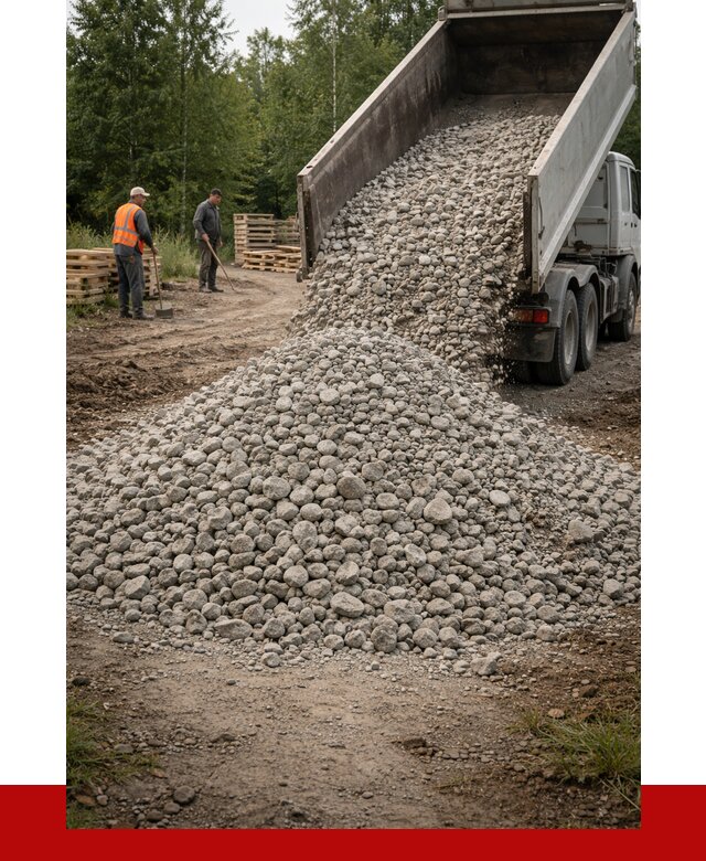 гравийный щебень фракция 70-120 в Геленджике от 2547 р. ПРОНЕРУДГлн