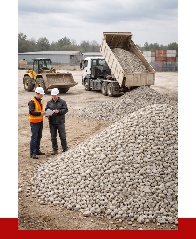 Известняковый щебень в Геленджике от 1455 р. доставка | ПРОНЕРУДГлн