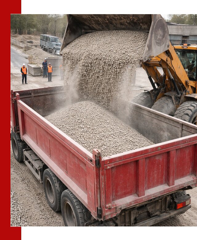 Купить известняковый щебень фракции 0-5 с доставкой в Геленджике