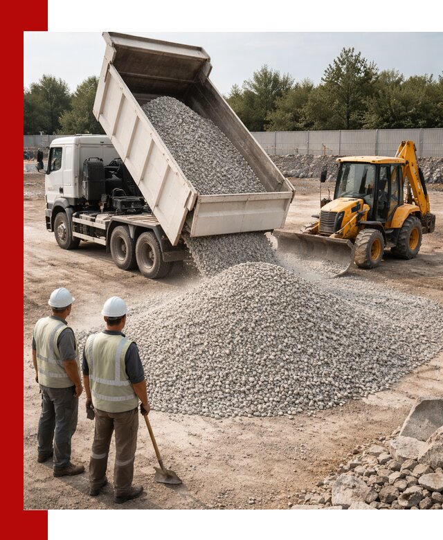 Купить известняковый щебень фракции 5–10 мм с доставкой в Геленджике