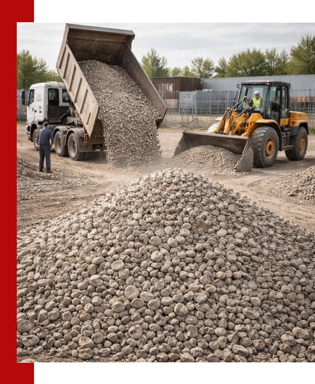 Доломитовый щебень фракции 20–41 с доставкой в Геленджике