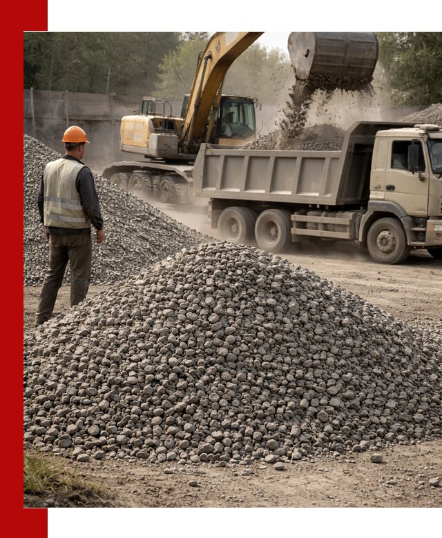 Шлаковый щебень фракция 5-20 с доставкой в Геленджике