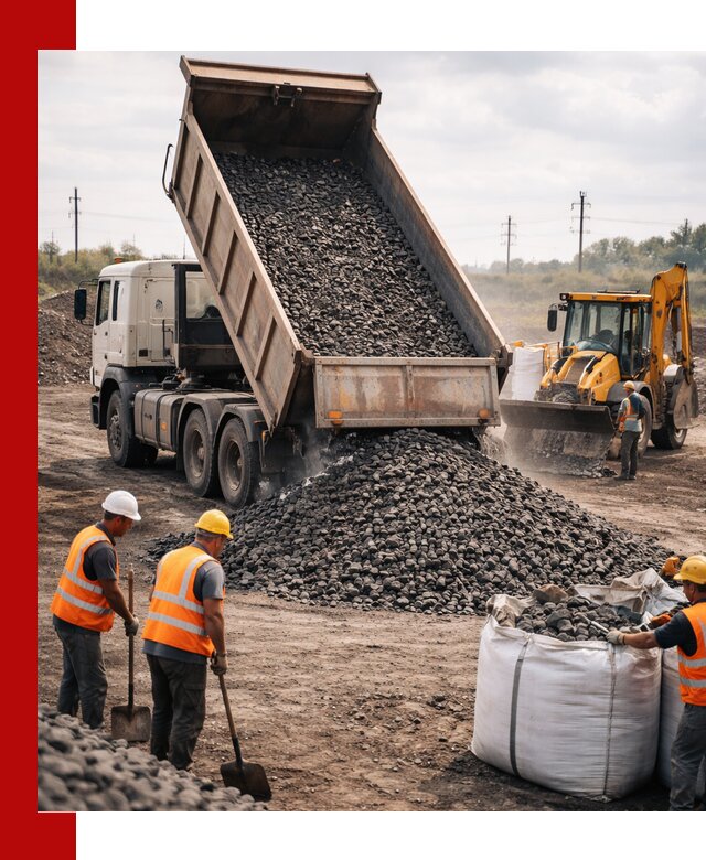 Шлаковый щебень фракция 40-70 с доставкой в Геленджике