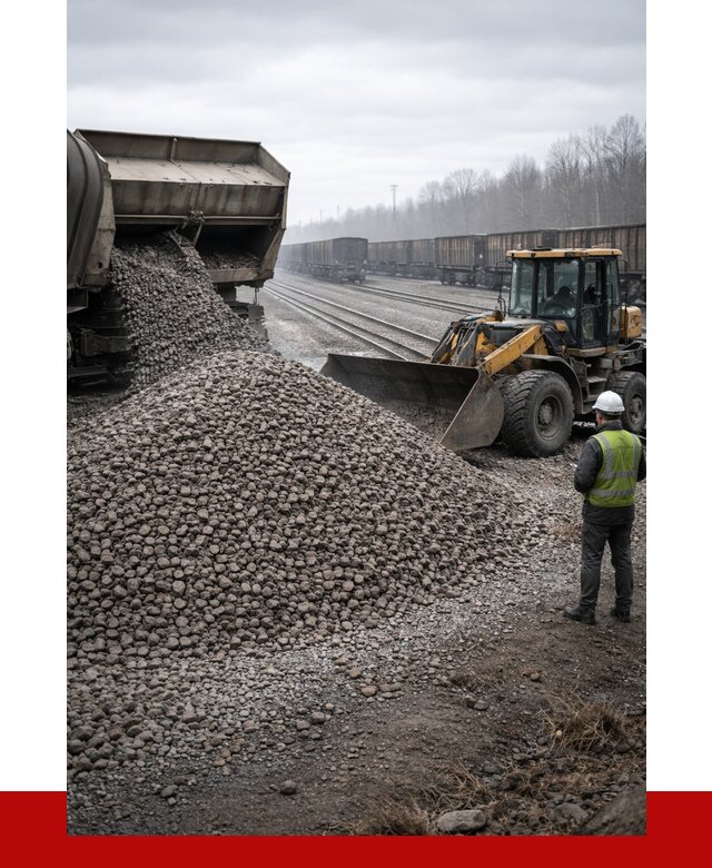 Купить железнодорожный щебень в Геленджике от 2910 р. | ПРОНЕРУДГлн