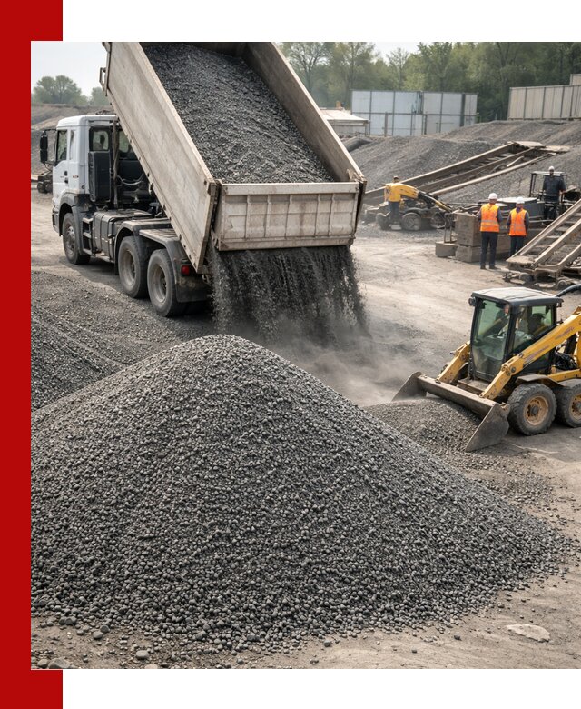 Вторичный щебень фракция 0–5 с доставкой в Геленджике