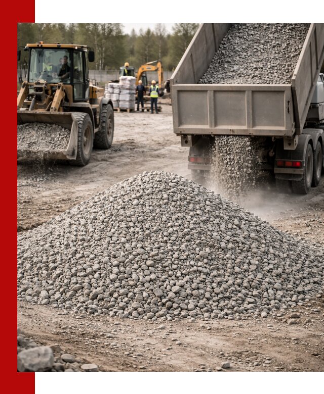 Вторичный щебень фракции 5-20 в Геленджике — доставка и продажа крупнотоннажно