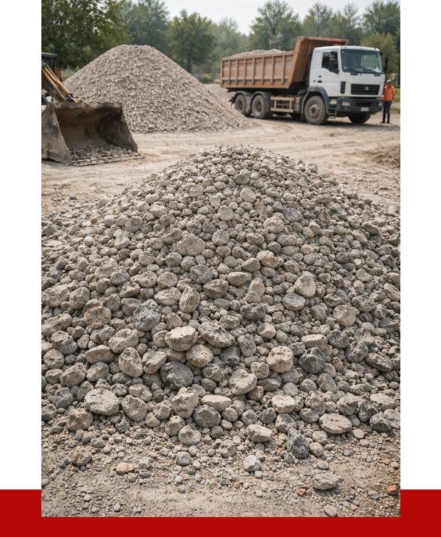 Вторичный щебень фракция 20-40 в Геленджике от 2287 р ПРОНЕРУДГлн