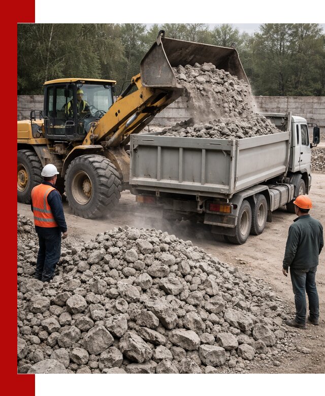 Вторичный щебень фракция 70–150 в Геленджике с доставкой