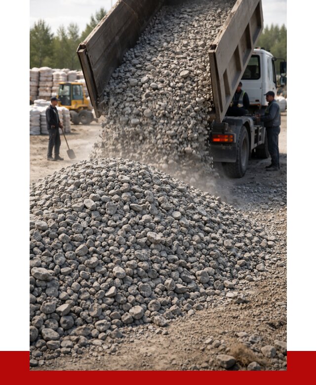 Бетонный щебень фракция 40-70 в Геленджике от 1871 р. ПРОНЕРУДГлн