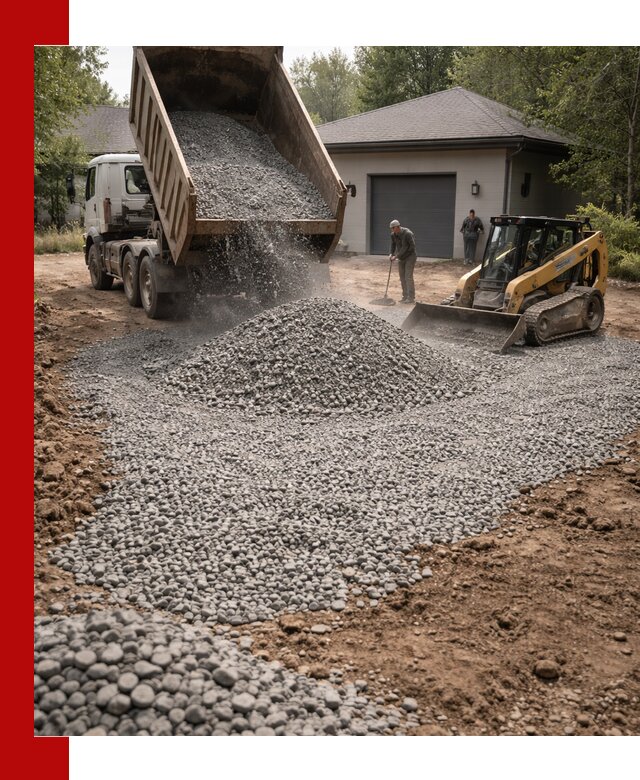 Щебень для парковки в Геленджике: доставка и укладка качественного материала