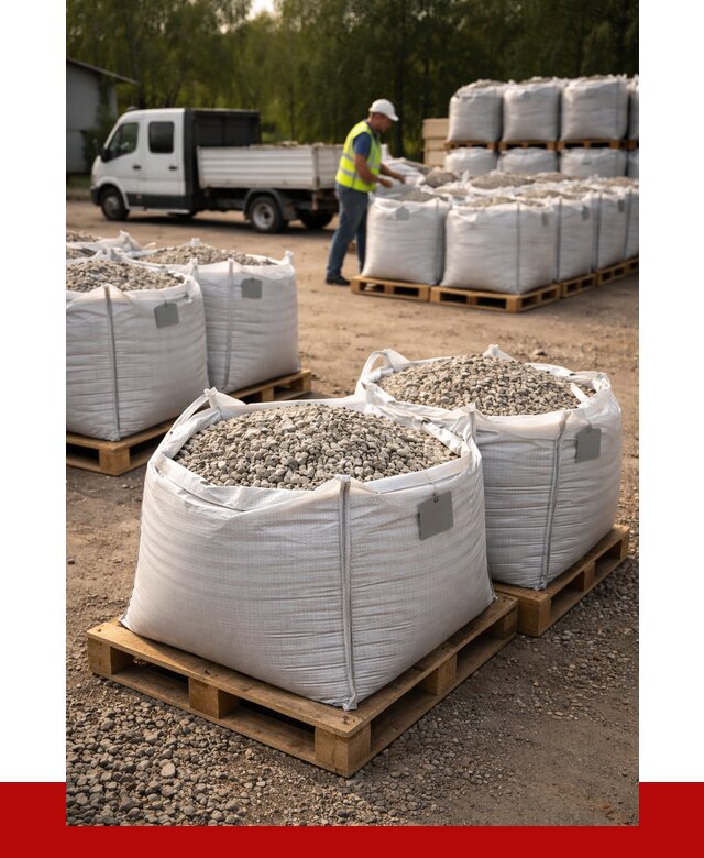 Щебень в мешках с доставкой в Геленджике от 4365 р. | ПРОНЕРУДГлн