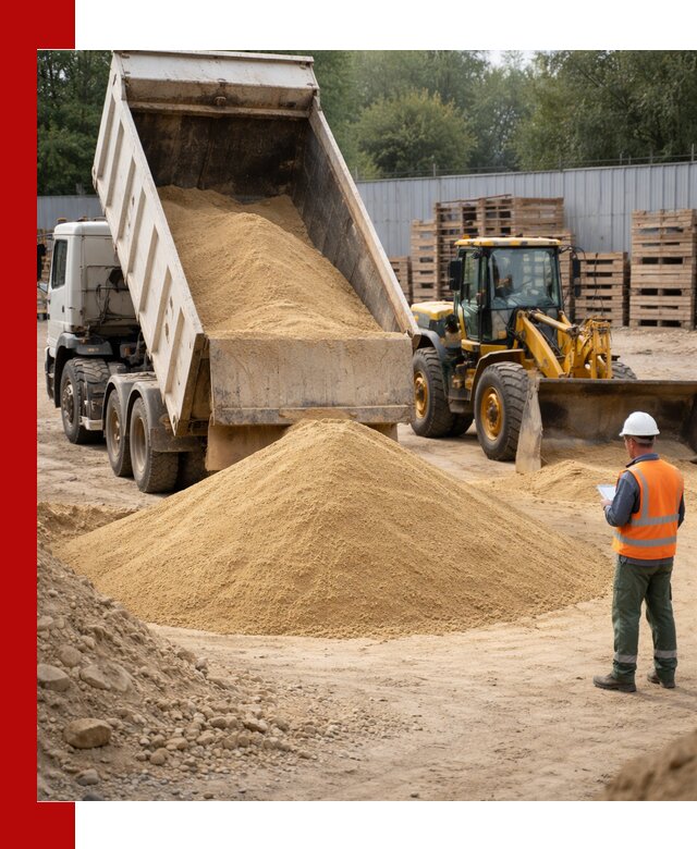 Доставка карьерного мелкозернистого песка в Геленджике
