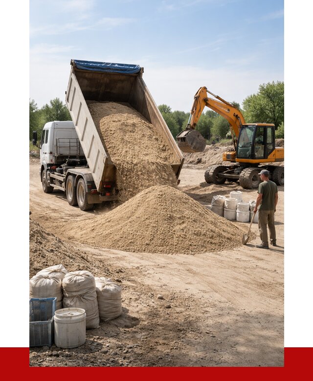 Купить речной песок в Геленджике от 1247 р. за куб | ПРОНЕРУДГлн