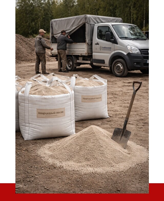 Кварцевый песок для пескоструя в Геленджике от 4677 р. | ПРОНЕРУДГлн