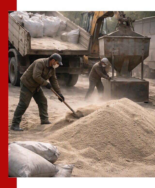 Кварцевый песок для пескоструя в Геленджике — доставка и качество