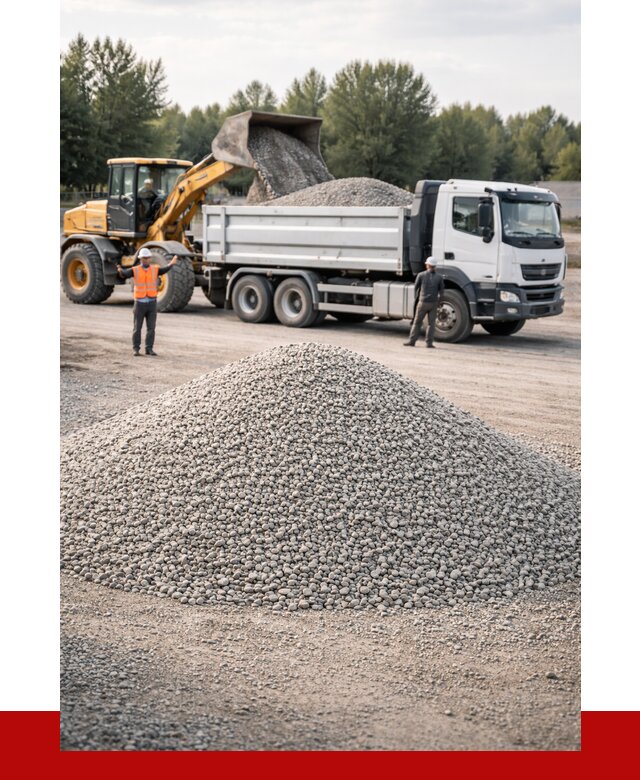 Купить мытый гравий в Геленджике от 3638 р, доставка ПРОНЕРУДГлн