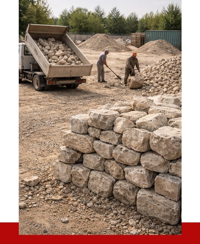 Бутовый камень известняковый в Геленджике от 4365 р. | ПРОНЕРУДГлн