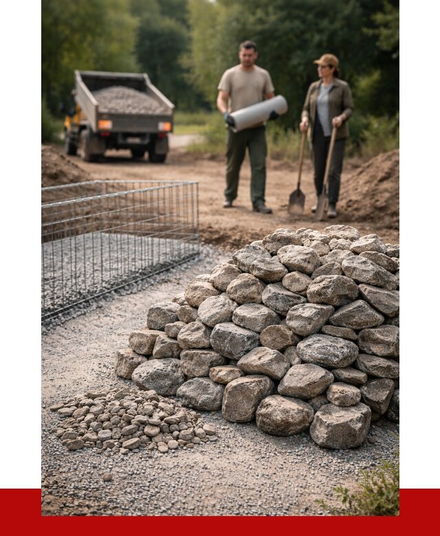 Камень для габионов фракция 100-200 в Геленджике от 4989 р. | ПРОНЕРУДГлн