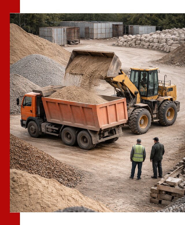 Доставка сыпучих смесей и смесей для стройки в Геленджике