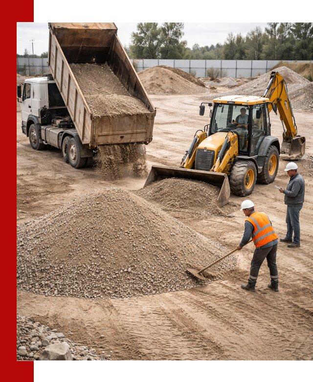 Поставка и доставка ПГС С4 в мешках и самосвалах в Геленджике