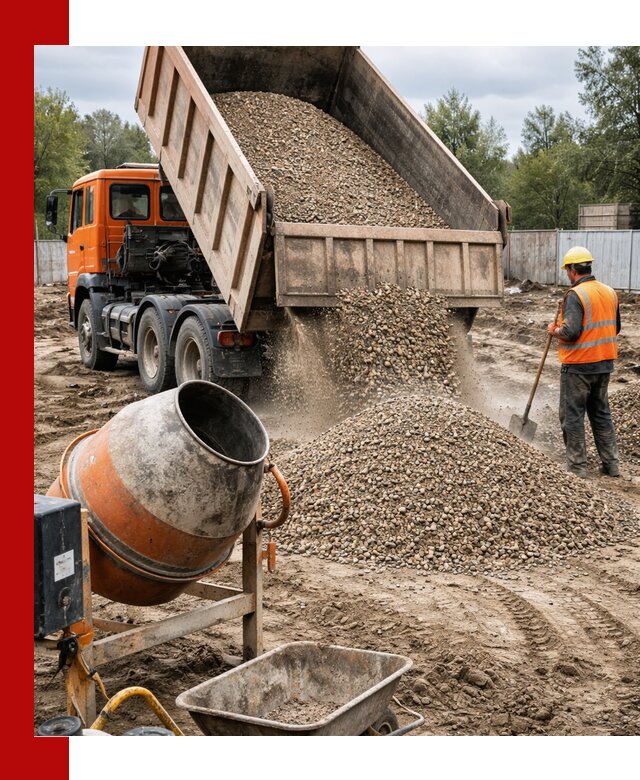 Опгс для бетона с доставкой самосвалом в Геленджике от производителя