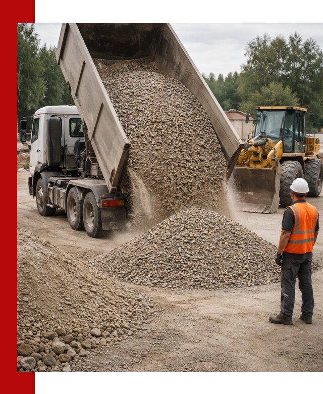 Доставка щпс в Геленджике — щебеночно-песчаная смесь под заборы и дорожки