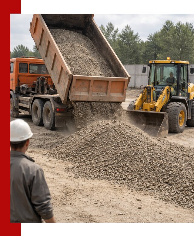 Доставка щпс С8 самосвалами в Геленджике от производителя