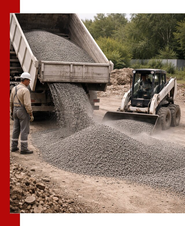 Доставка гравийного отсева 0-5 в Геленджике оптом и в розницу