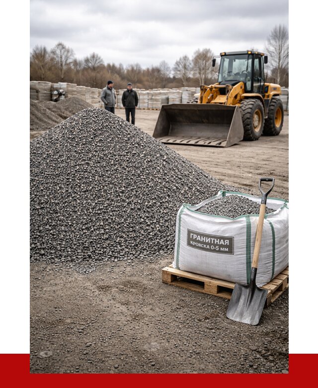 Купить гранитную крошку в Геленджике от 4989 р. с доставкой | ПРОНЕРУДГлн