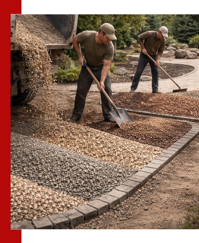 Декоративная крошка для ландшафта в Геленджике — продажа и доставка