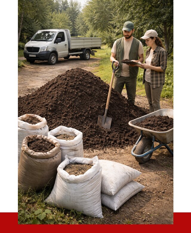 Купить грунт с доставкой в Геленджике от 4677 р. за м3 | ПРОНЕРУДГлн