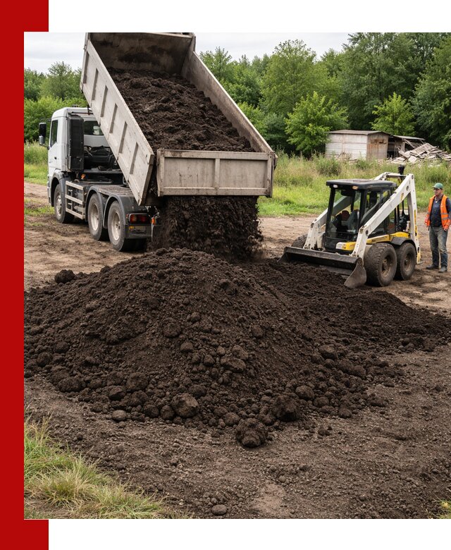 Поставка плодородной земли с доставкой самосвалом в Геленджике