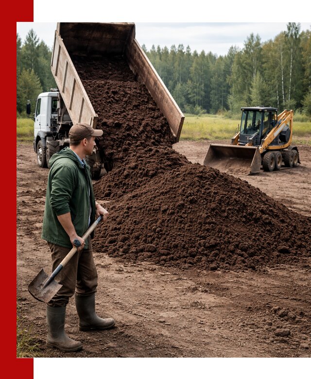 Купить верховой торф с доставкой в Геленджике для садоводства и растений