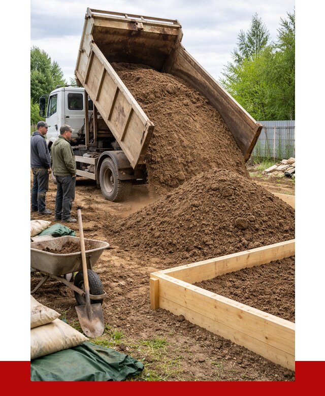 Торфо песчаная смесь в Геленджике с доставкой от 1923 р. | ПРОНЕРУДГлн