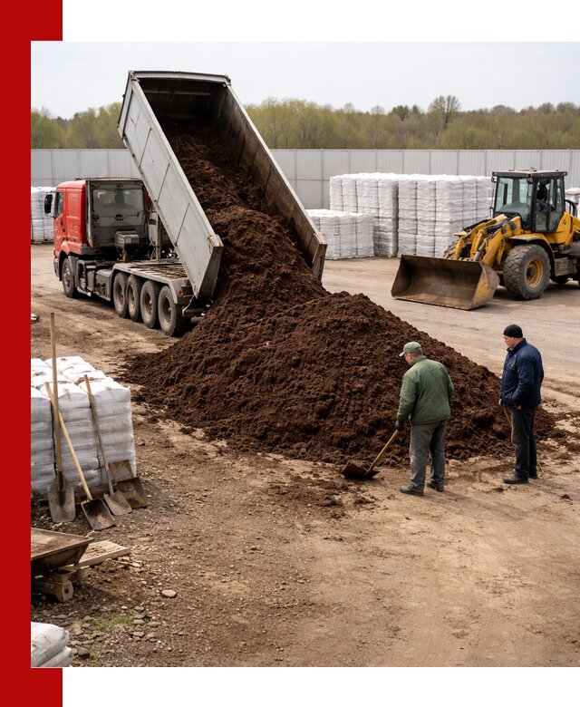 Доставка торфяных смесей оптом и в розницу в Геленджике