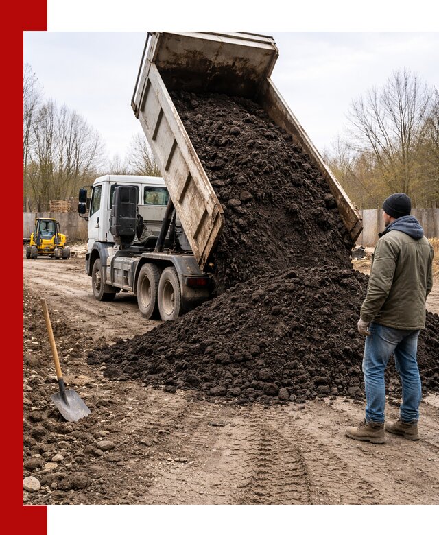 Доставка чернозема навалом в Геленджике быстро и выгодно