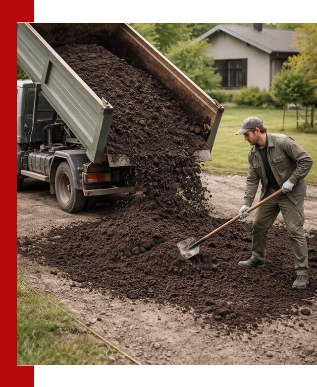 Чернозем для газона с доставкой в Геленджике быстро и качественно