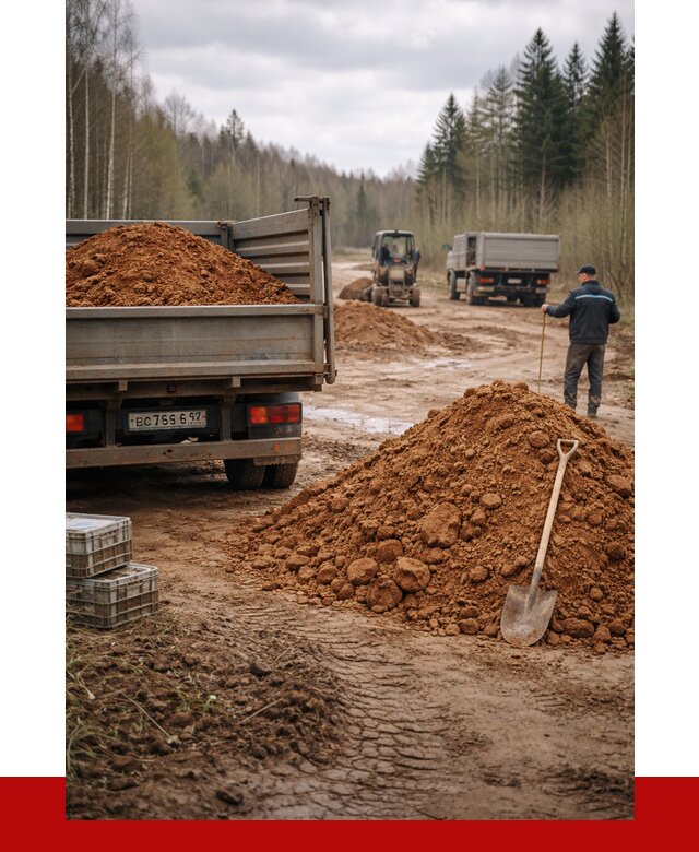 Глина и суглинки в Геленджике от 4677 р. за куб | ПРОНЕРУДГлн