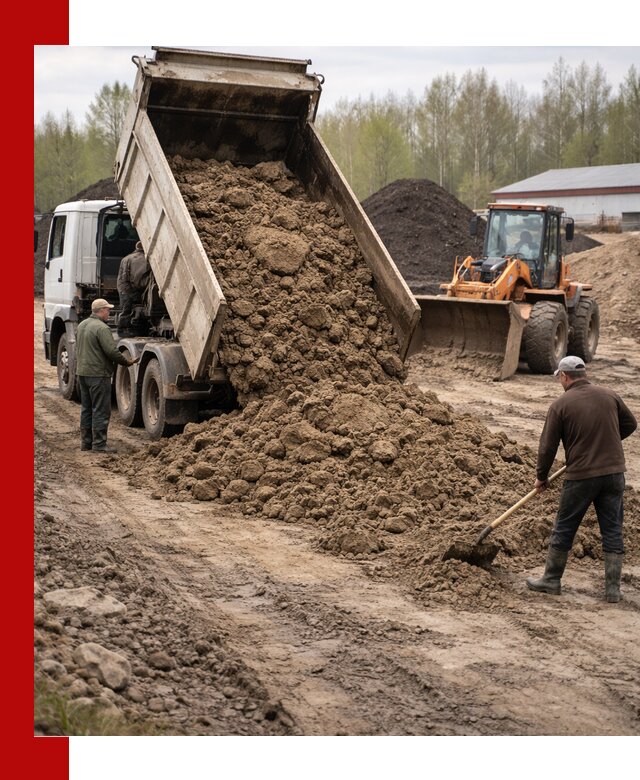 Доставка глин и суглинков в Геленджике оптом и вкрай