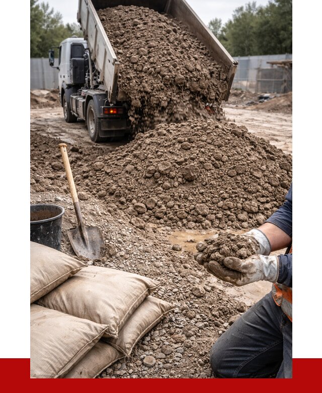 Купить глина для засыпки в Геленджике от 1247 р. за куб | ПРОНЕРУДГлн
