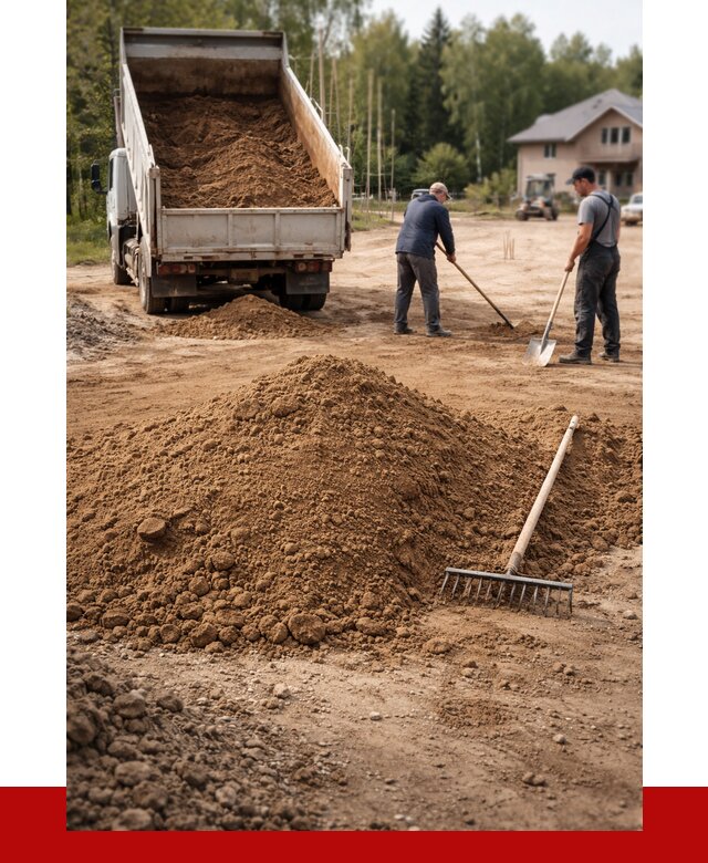 Суглинок для планировки в Геленджике с доставкой от 4365 р. | ПРОНЕРУДГлн